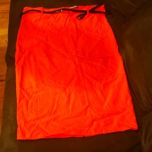 Plus size skirt (orange)